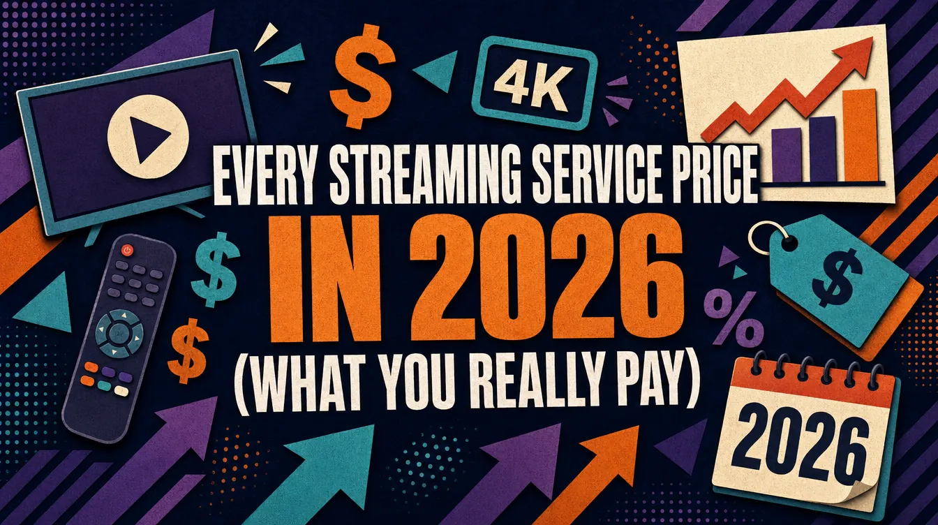 Every Streaming Service Price in 2026: What You Really Pay